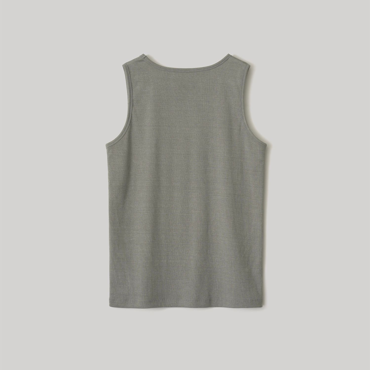 【残り一点】Dyed Ribbed Scoop Neck Tank