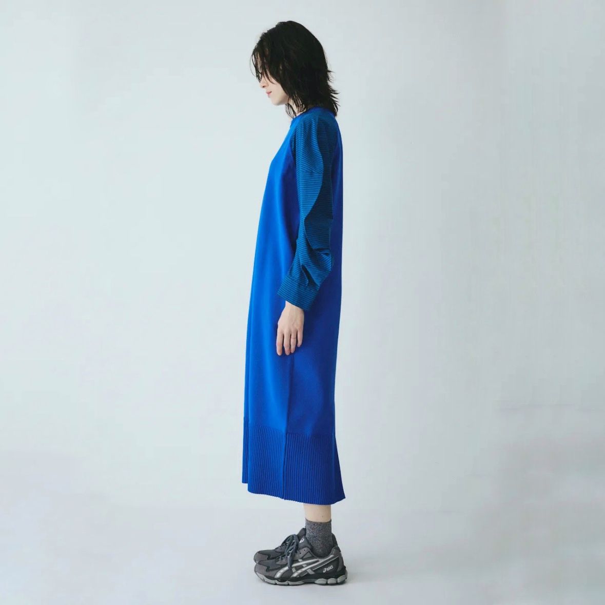【残り一点】Volume Sleeve Knit Dress