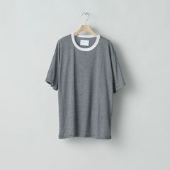 【残り一点】Striped Wool Oversized Short Sleeve Tee
