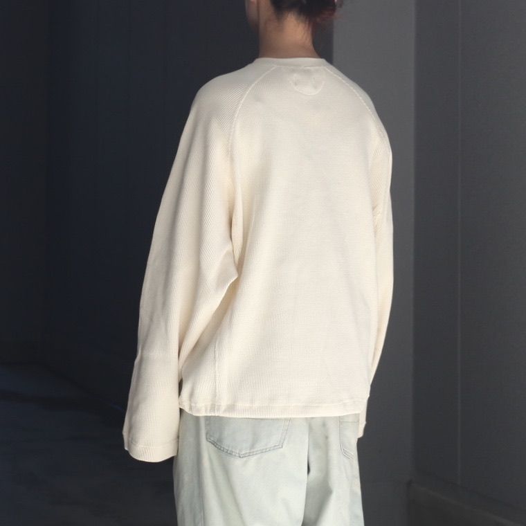 【残り一点】Lazy Thermal Henley Neck