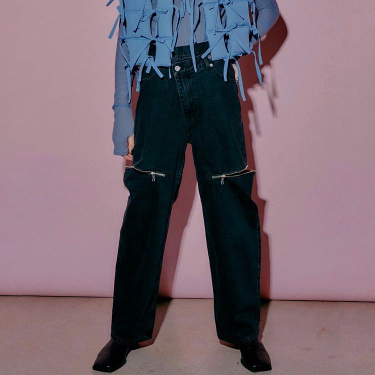 【残り一点】Side Slash Denim Pants