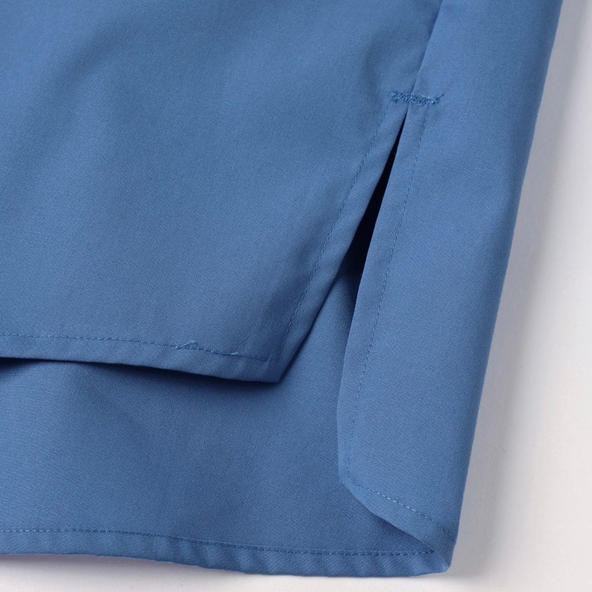 【残り一点】High Count Broadcloth Embroidery Patch Short Sleeve Shirt