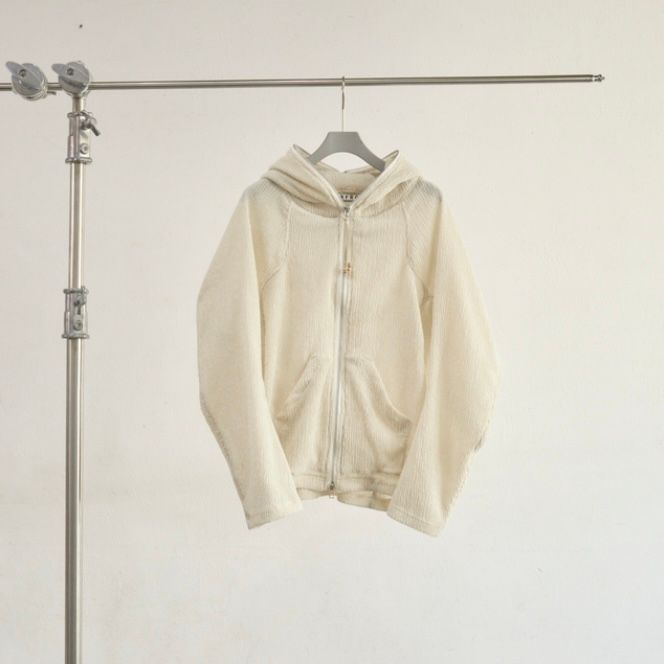 【残り一点】Semi Sheer Full Zip Up Hoodie