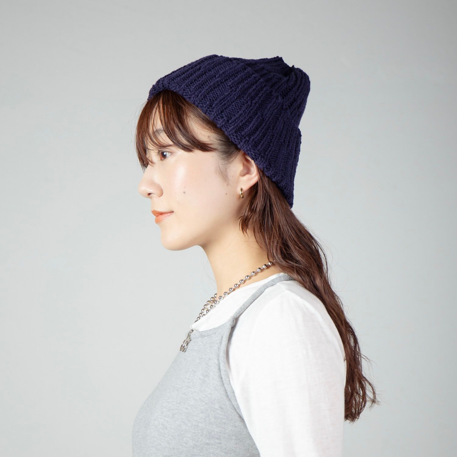 【残り一点】Rib Checker Knit Cap