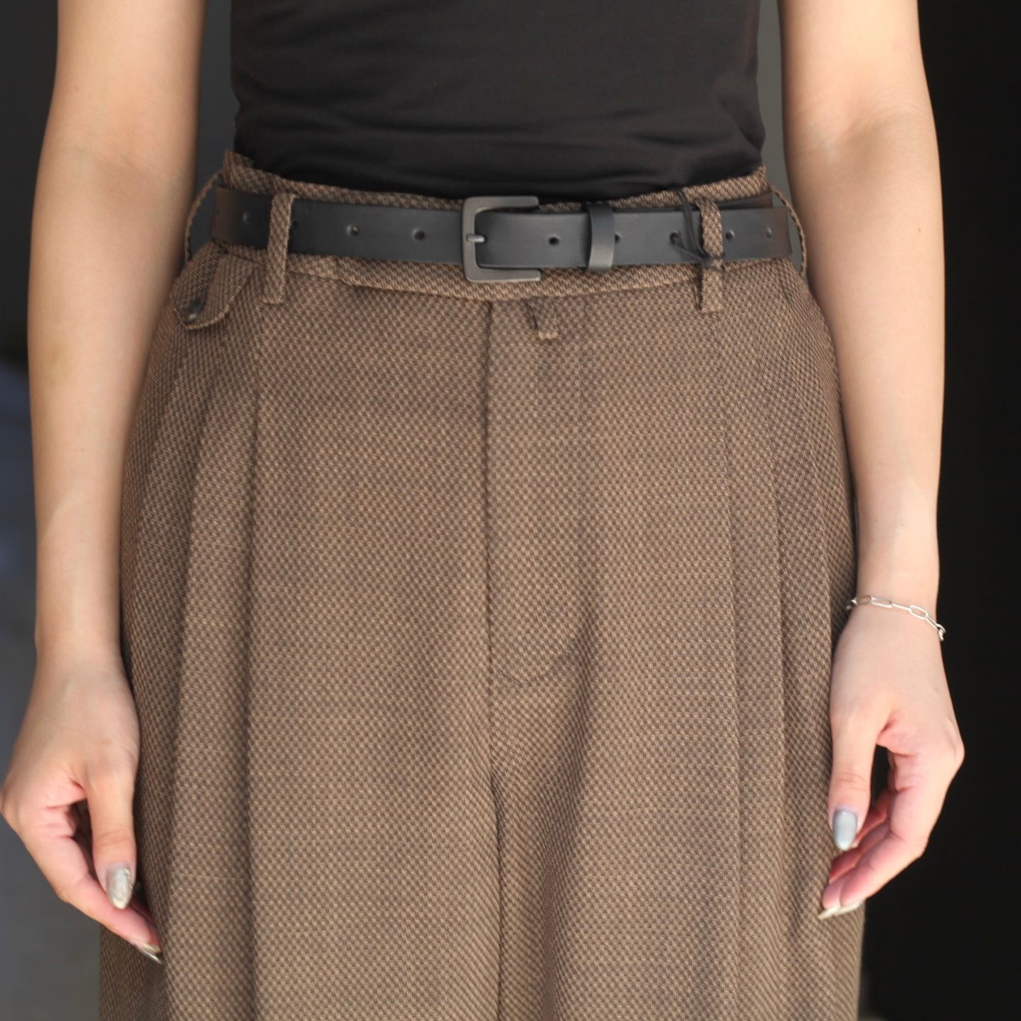 【残り一点】3 Tuck Wool Serge Trousers