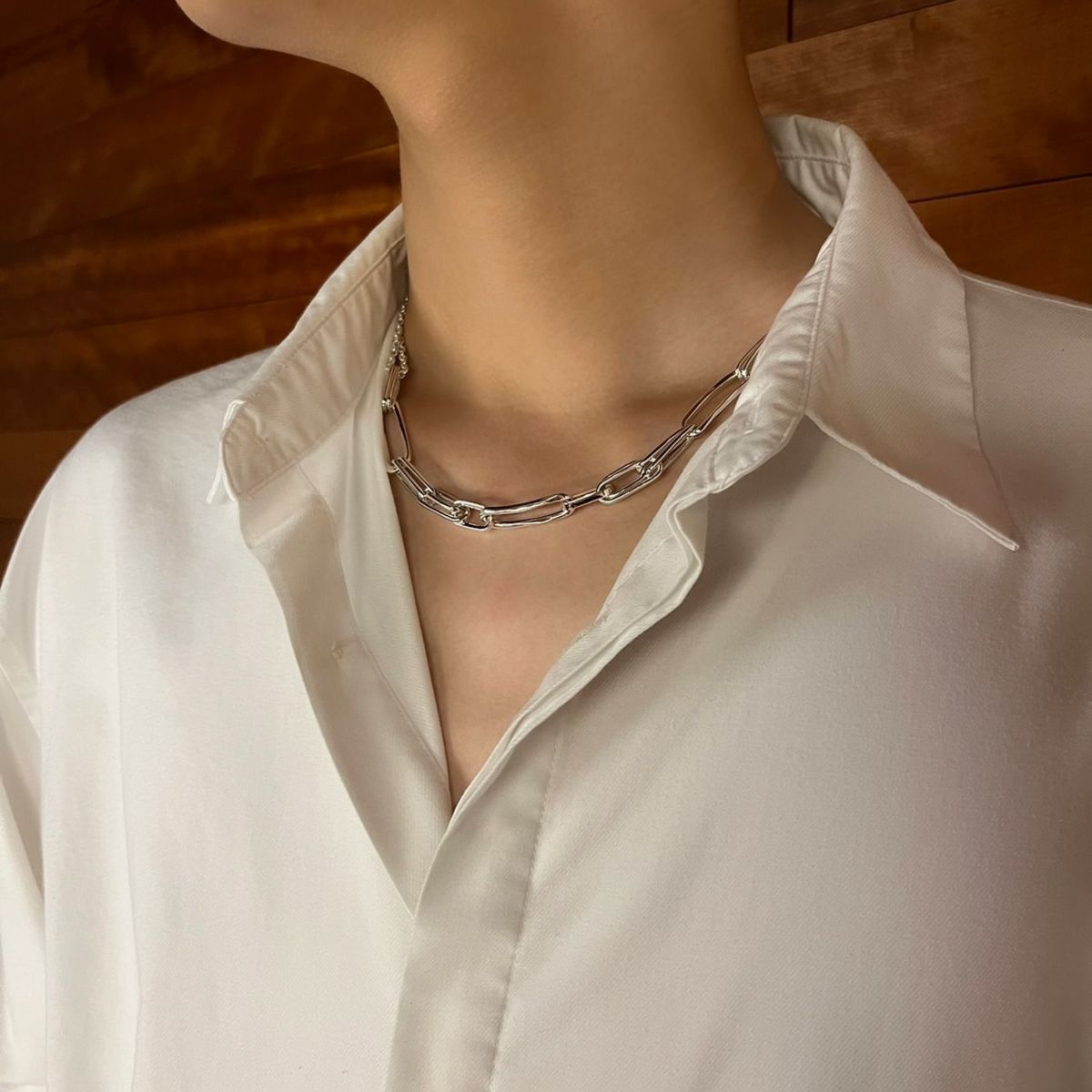 【お取り寄せ注文可能】Track Chain Necklace