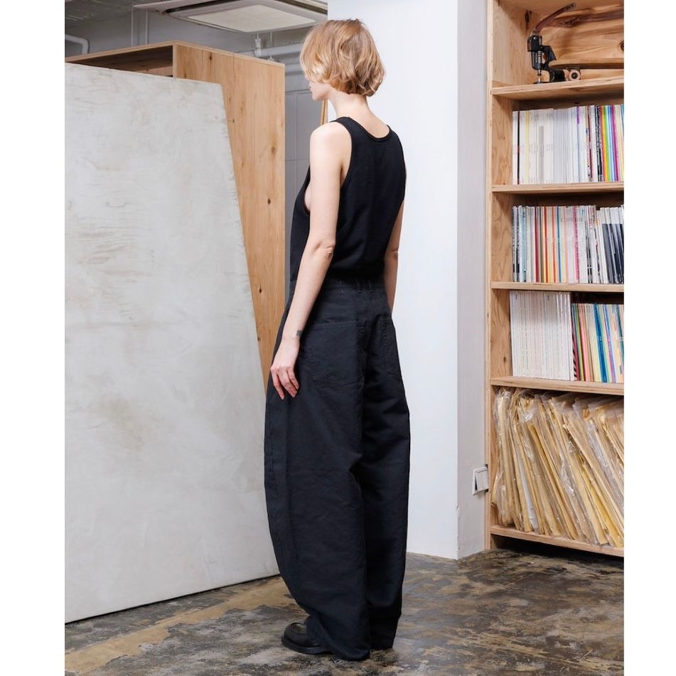 【残り一点】ダブルフェイスワイドパンツ