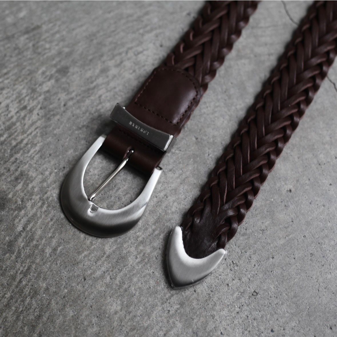 【残りわずか】3.8C Leather Mesh Belt
