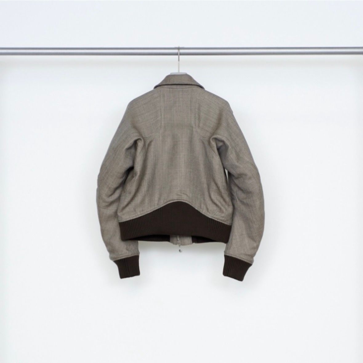 【残り一点】Zip Up Padded Short Bomber Jacket