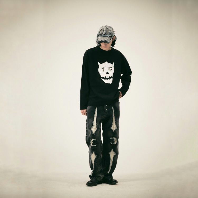 【残り一点】TC Skull Long Sleeve