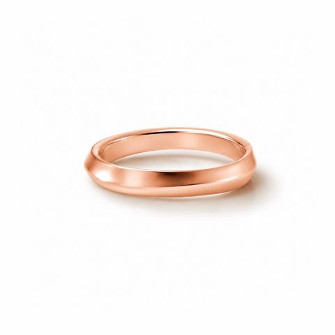 【お取り寄せ注文可能】Wave Ring M(K18 PINK GOLD)