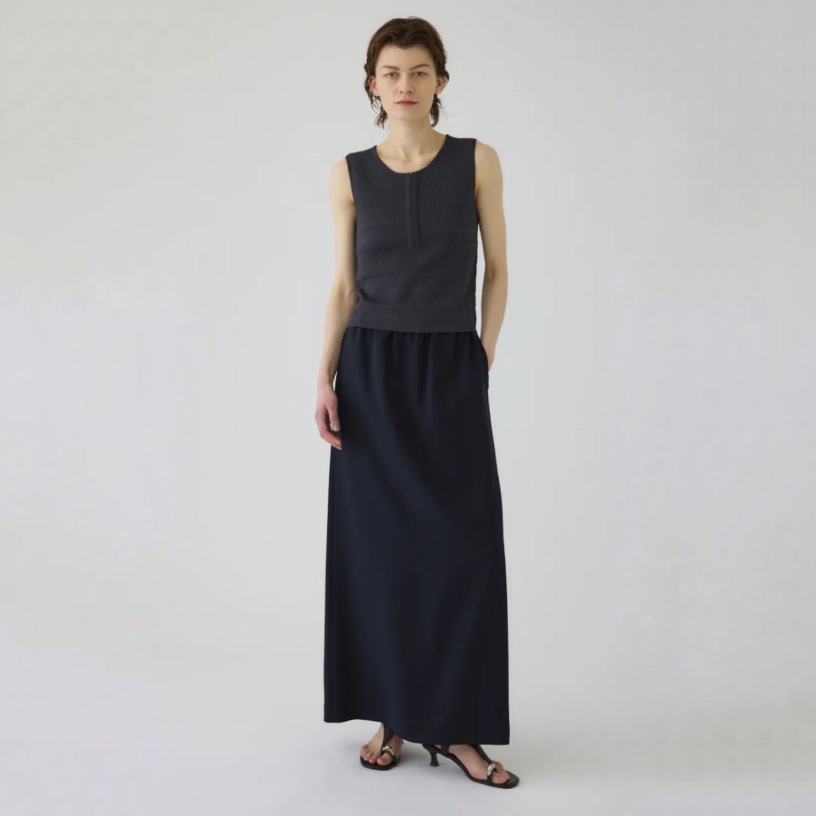 【残り一点】Round Neck Hook Tank