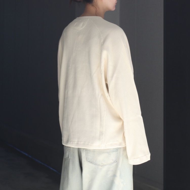 【残り一点】Lazy Thermal Henley Neck