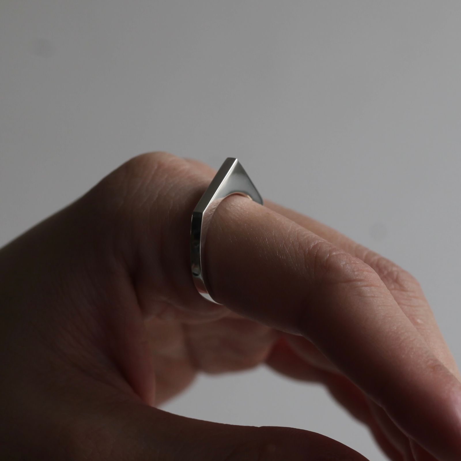 【残り一点】Flat Triangle Ring