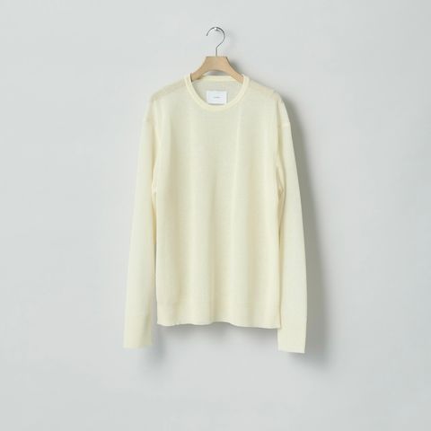 【残り一点】PE/Ramie Knit Crew Neck LS