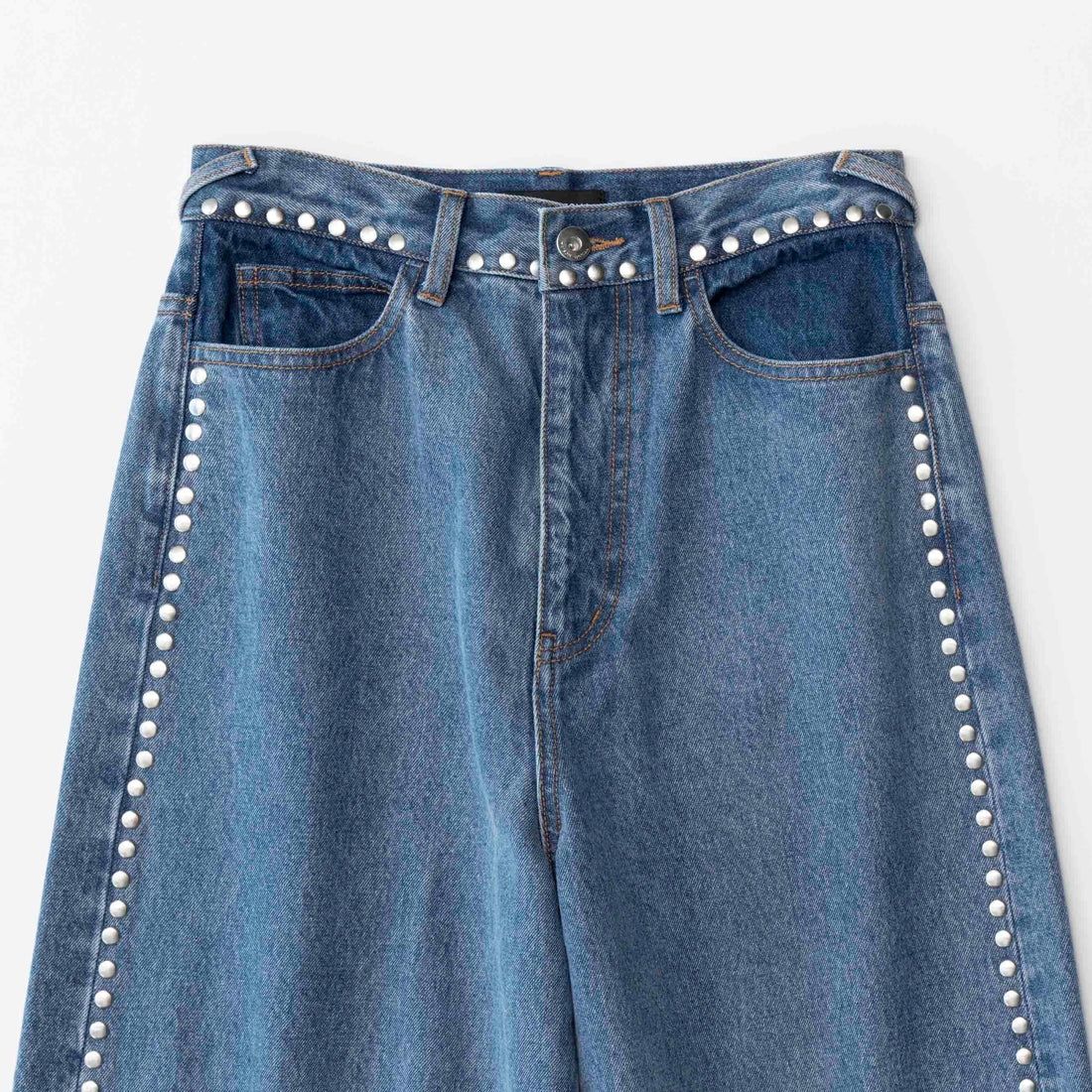 MAISON SPECIAL - 【残り一点】Studs Side Line Wide Denim | ACRMTSM