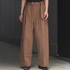 【残り一点】ツータックワイドスウェットパンツ