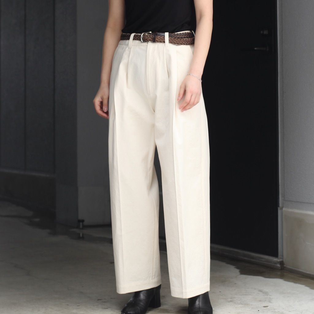 stein - 20ss WIDE STRAIGHT TROUSERS - スラックス