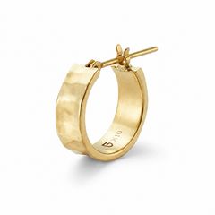 【お取り寄せ注文可能】Crack Square Pierce(K10 YELLOW GOLD)