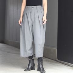 【残り一点】ウォッシャブルツイルワイドパンツ