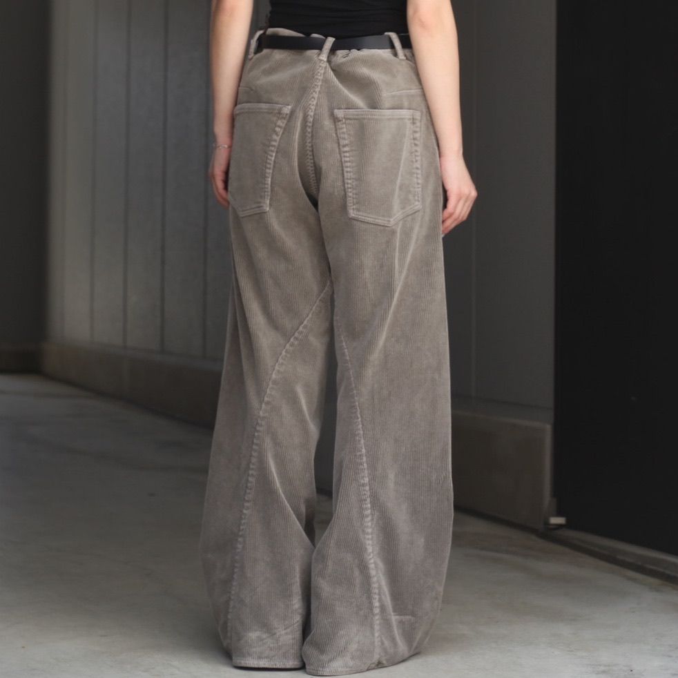 【残り一点】3D Twisted Wide Leg 5P Pants