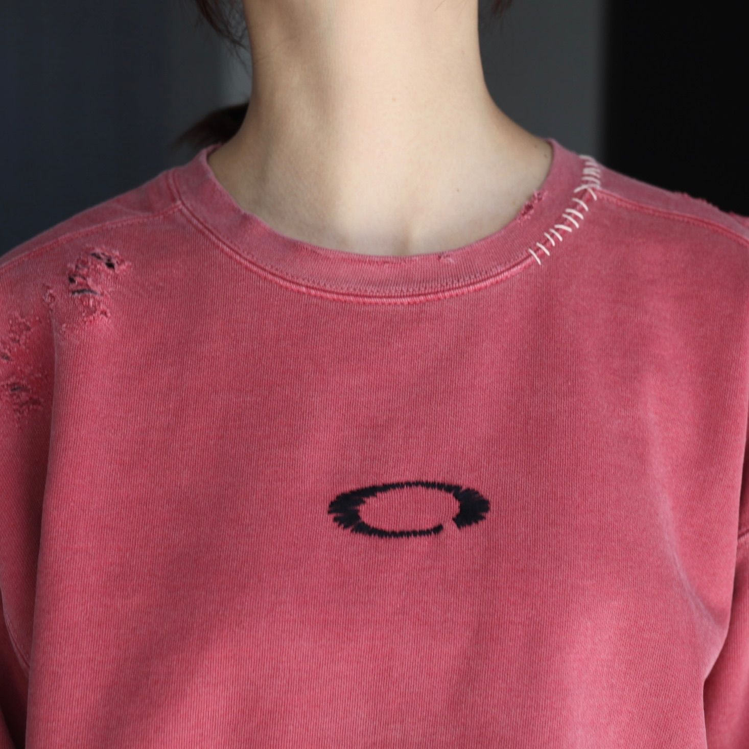 【残り一点】Inactive Crew Sweat With Repaired