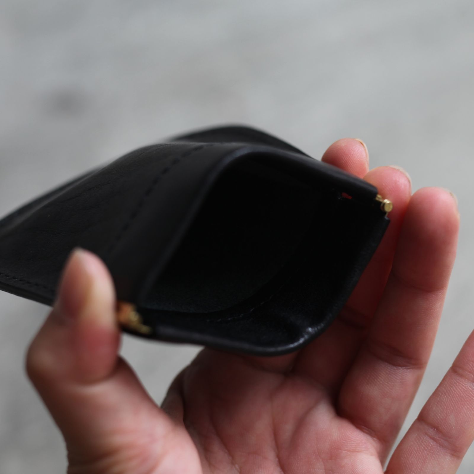 【再販売通知受付可能】Coin Purse_S(BLACK)