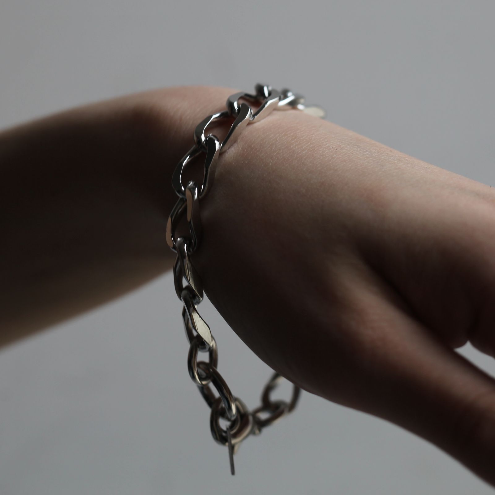 【残りわずか】Curb Chain Bracelet(SILVER)
