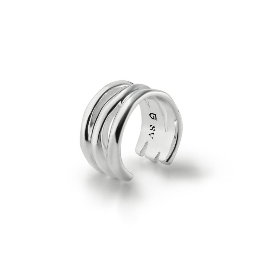 【残り一点】Narrow Ear Cuff_No.1(SILVER)