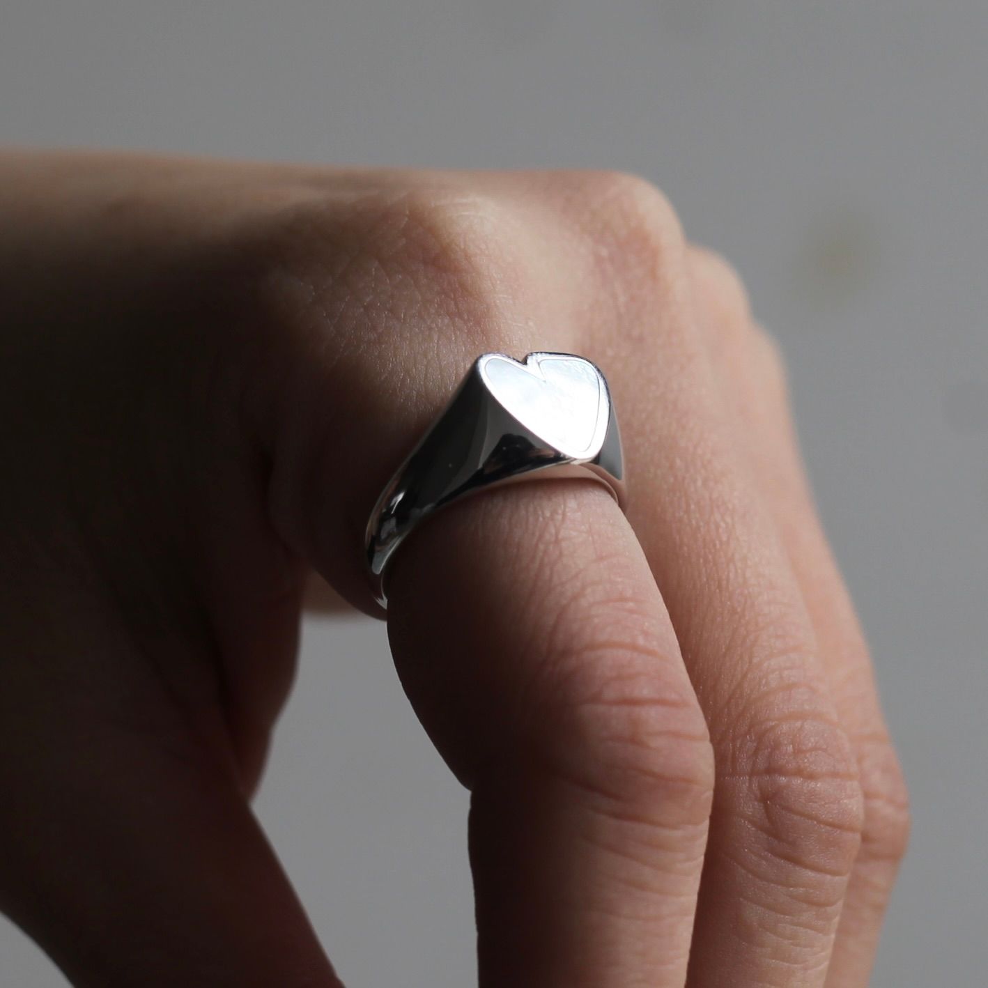 【SALE／55%OFF】 PREEK Ring(WHITE×SILVER Stone 【お取り寄せ注文可能】Heart - アクセサリー