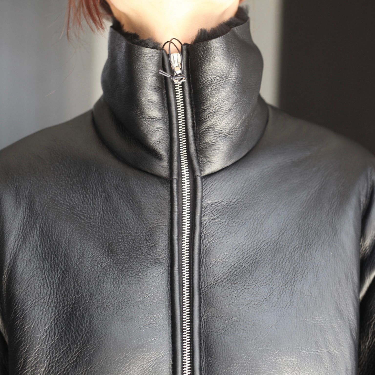 【残りわずか】Cut Off Mouton Jacket