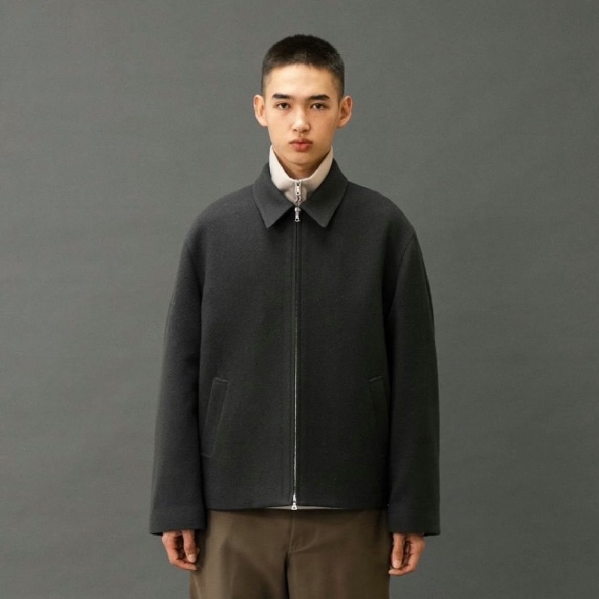 ANOTHER OFFICE アナザーオフィス ボリューム ブルゾン 黒 ANOTHER OFFICE - 【残り一点】Volume Blouson | ACRMTSM ONLINE