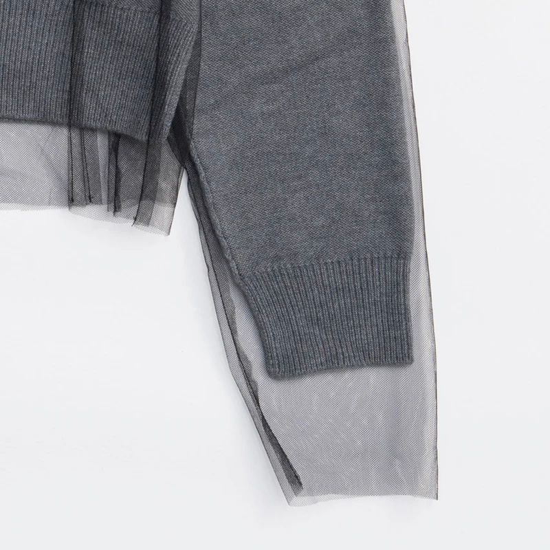 【残り一点】Reversible Tulle Knit Cardigan