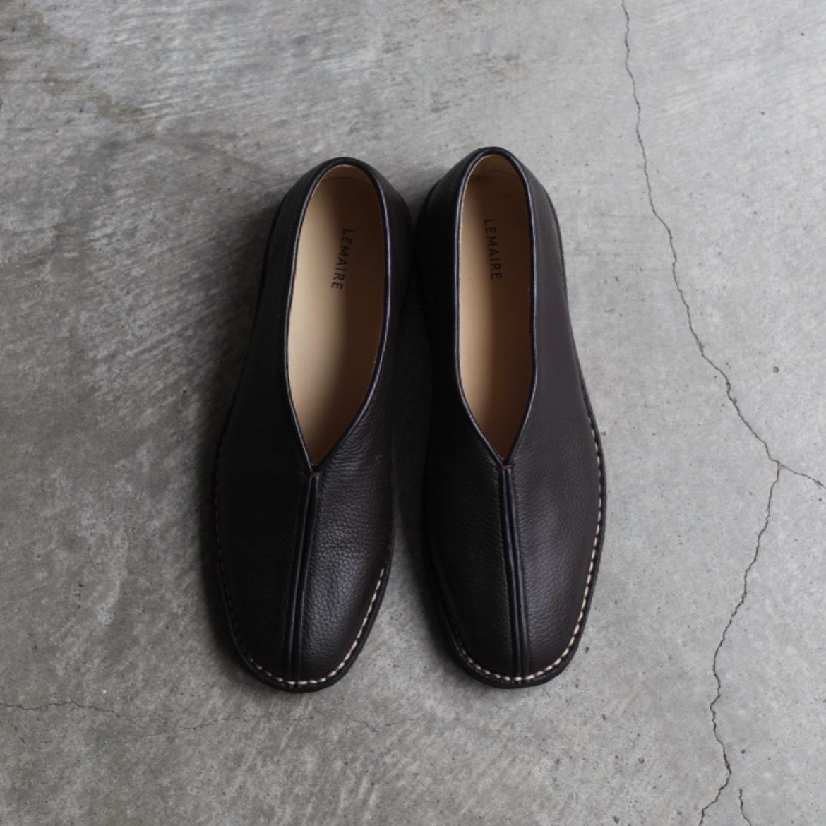 【残り一点】Piped Crepe Slippers
