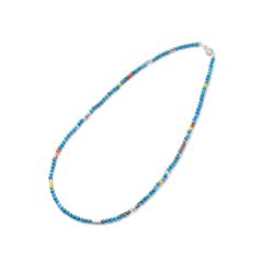 【お取り寄せ注文可能】Mix Beads Necklace(BLUE)