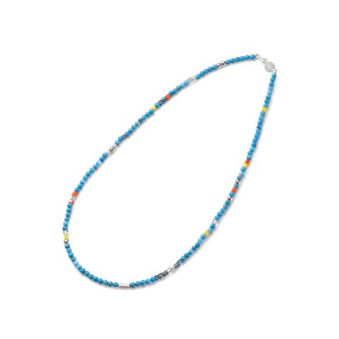 【お取り寄せ注文可能】Mix Beads Necklace(BLUE)