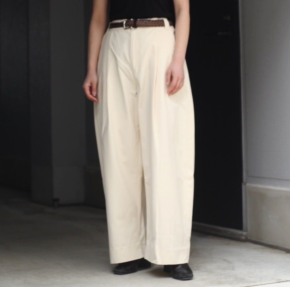 STUDIO NICHOLSON - 【残りわずか】Deep Pleat Volume Pant(SORTE 