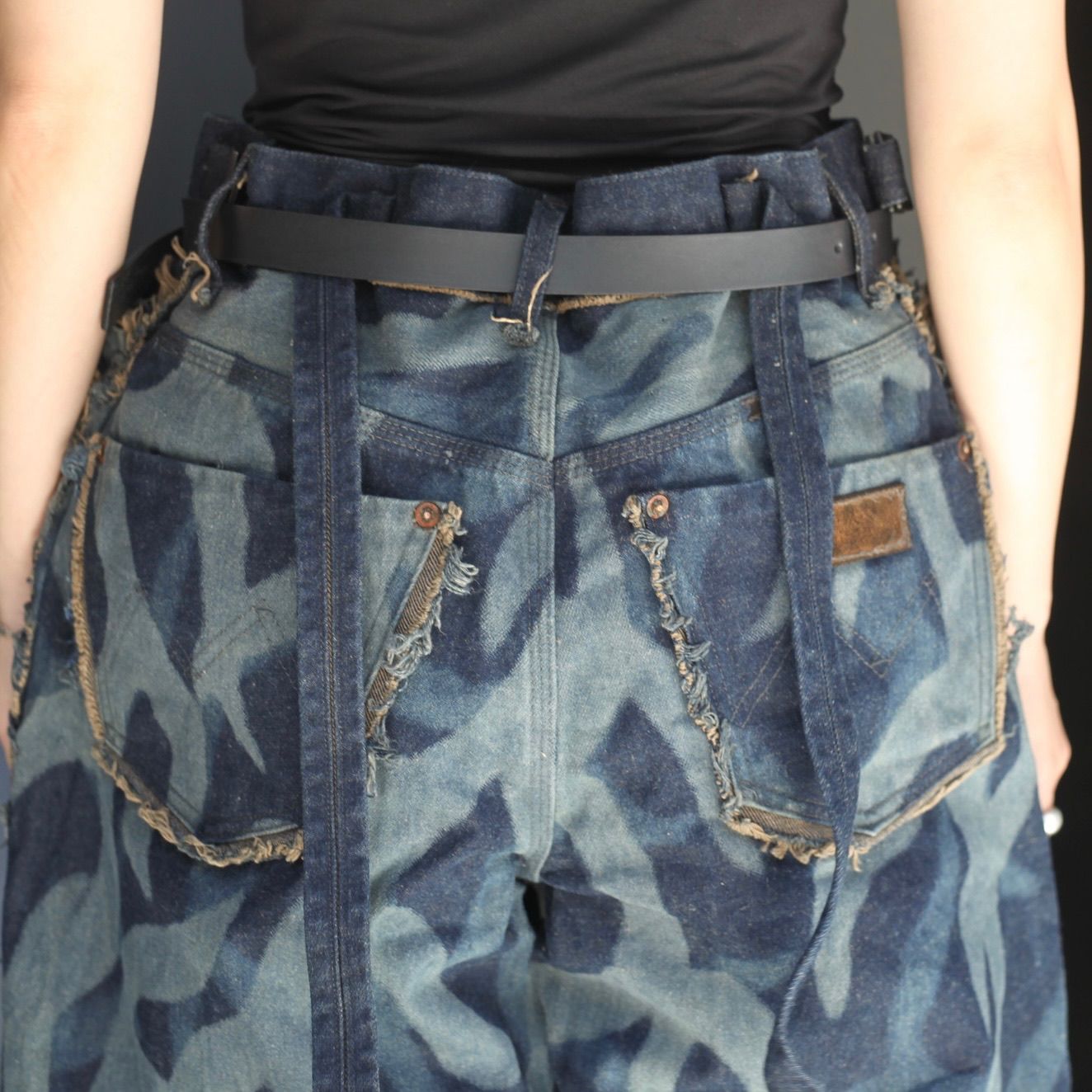 【残り一点】Slash Seam Twist Buggy Jeans(SHADOW ASAT)
