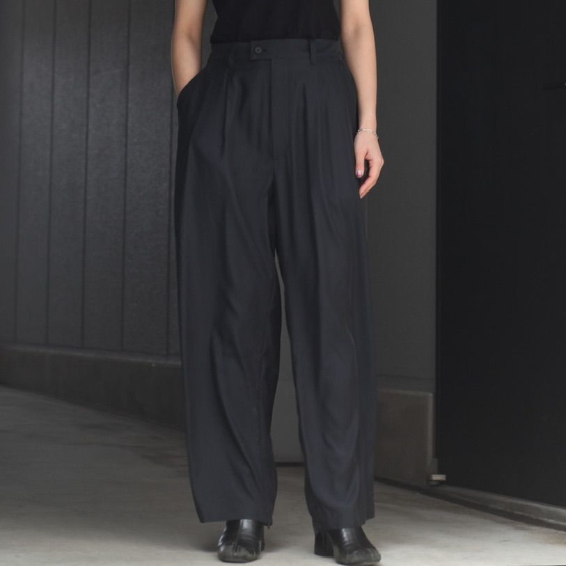stein - 【残りわずか】Cupro Wide Easy Trousers | ACRMTSM ...