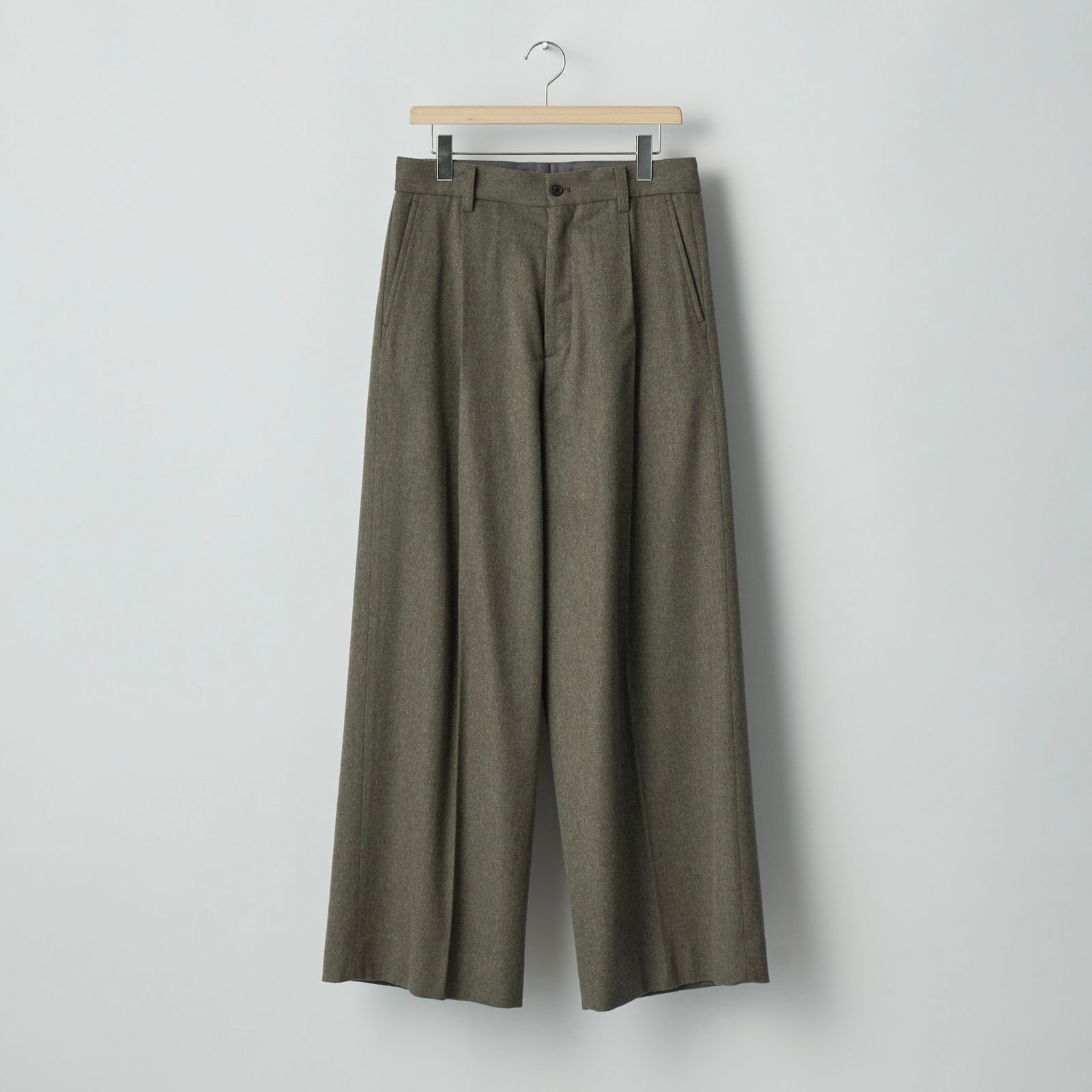 【残り一点】Wool Doeskin Extra Wide Trousers