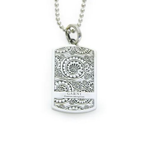 【お取り寄せ注文可能】Vine Dog Tag Pendant L