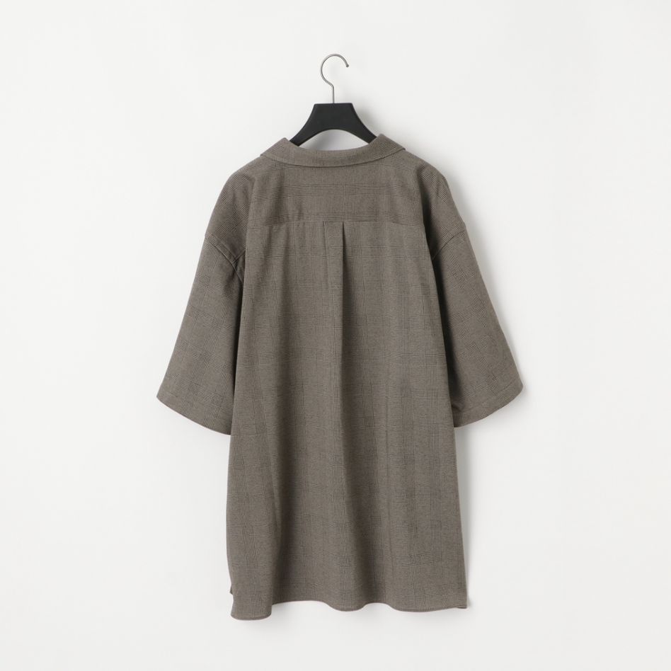 【残り一点】28G Loop Yarn Glen Check Ether Shirt