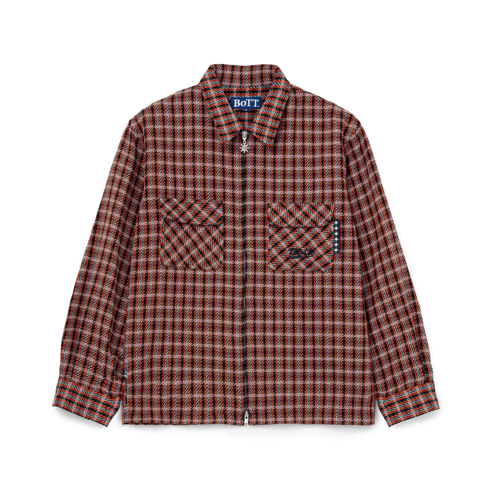 【残り一点】Zip-up Flannel Shirt