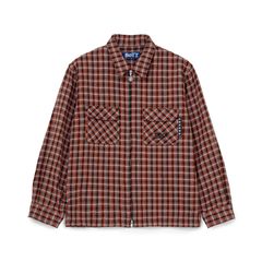 【残り一点】Zip-up Flannel Shirt