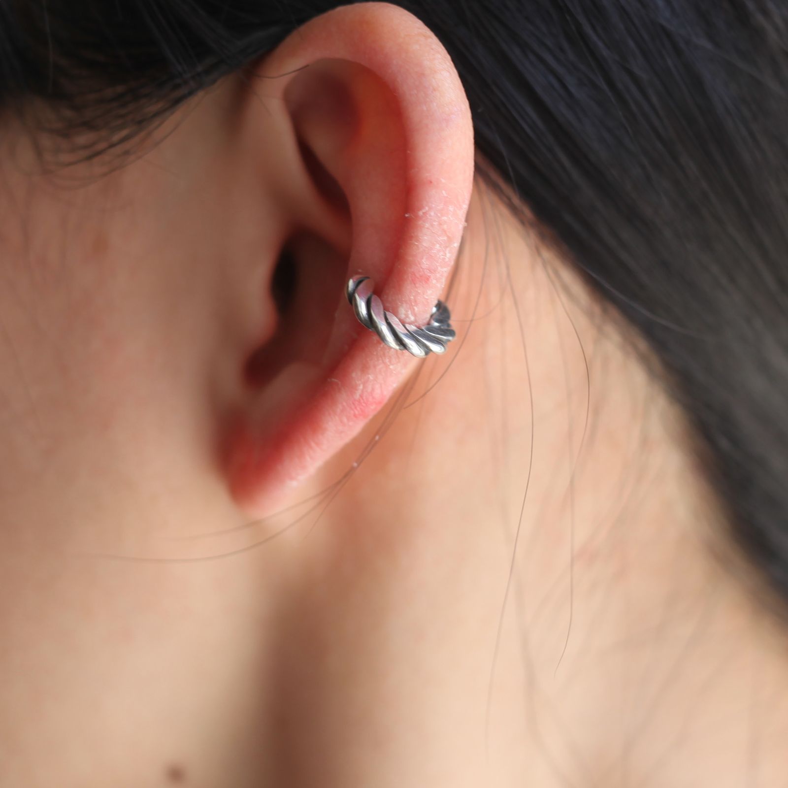 【残り一点】Press Earcuff_S 片耳用(SILVER）