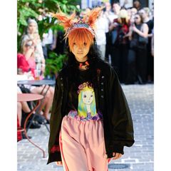 【残り一点】Amy Flower Crown  T-Shirt Bio Washed