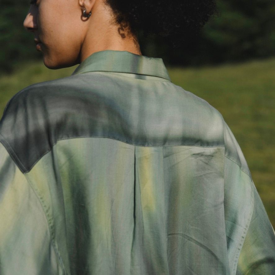 【残り一点】Hand Painted Lawn Loose Fit Shirt