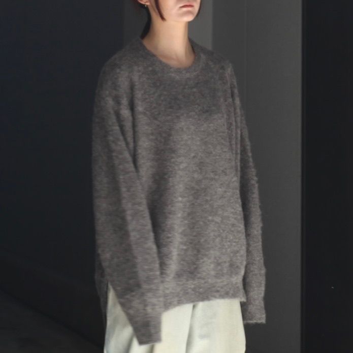 【残り一点】Wool/Alpaca Milled Knit Crew Neck LS