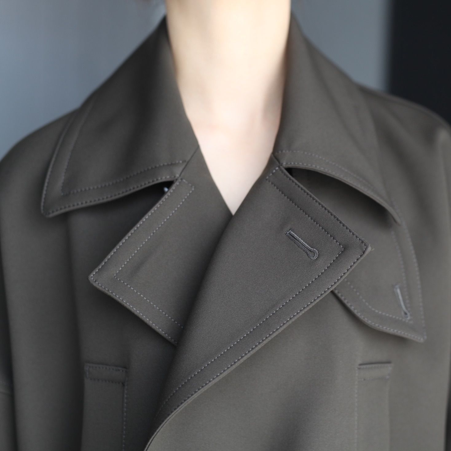 【残り一点】Chin Strap Belt Coat