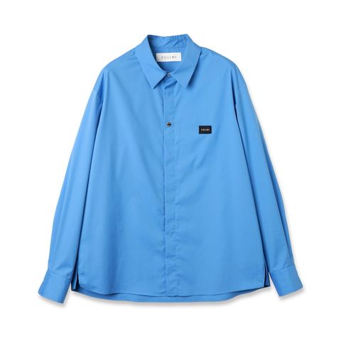 【残り一点】High Count Broad Front Fly Embroidery Patch Shirt